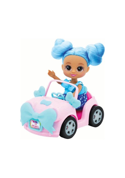 Sunman Oyuncak Bebek Ve Mini Arabası - Pembe Standart