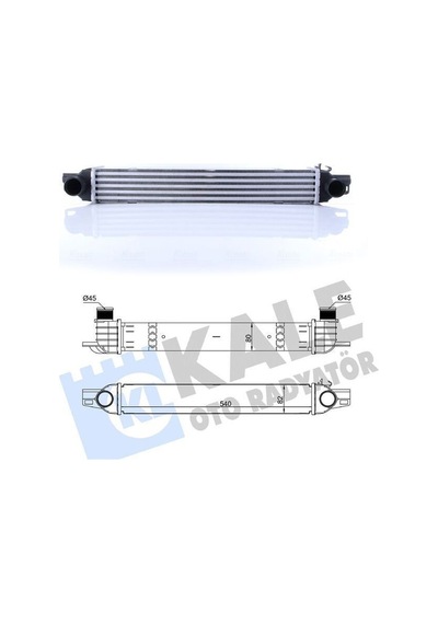 Kale 376030 Fioriono Bipper Nemo 1.3 1.4 Hdi Mtj Turbo Radyatörü İnterkol Brazing