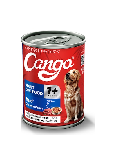 Cango Yaş Yetişkin Köpek Maması Etli 415gr 24lü