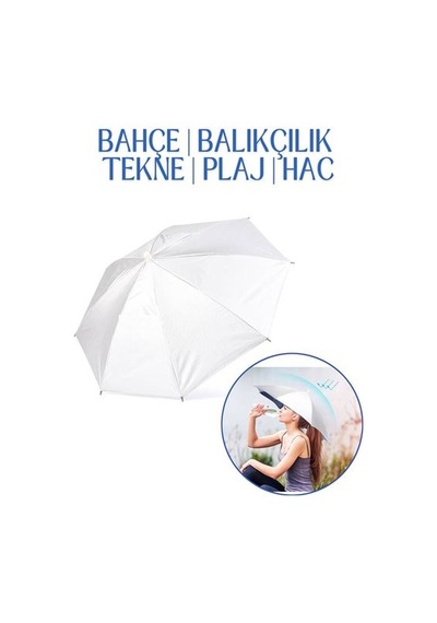 Modacar Relax Eller Serbest 4 Mevsim Kafa Şemsiyesi 716267 Beyaz