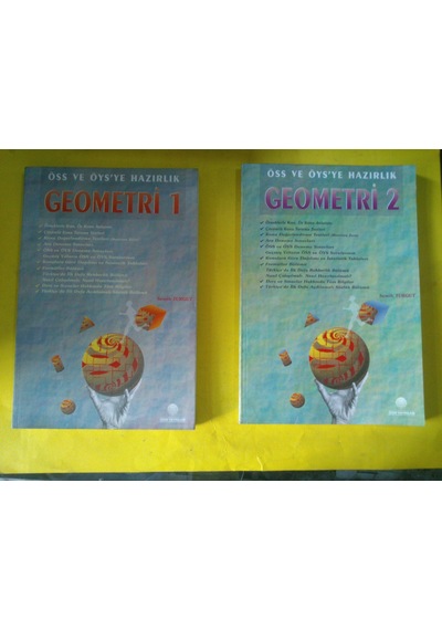 Geometri Soru Cilt 1- 2 Öss-Öys Özer Yayınları 2000 Yılı Öncesi K
