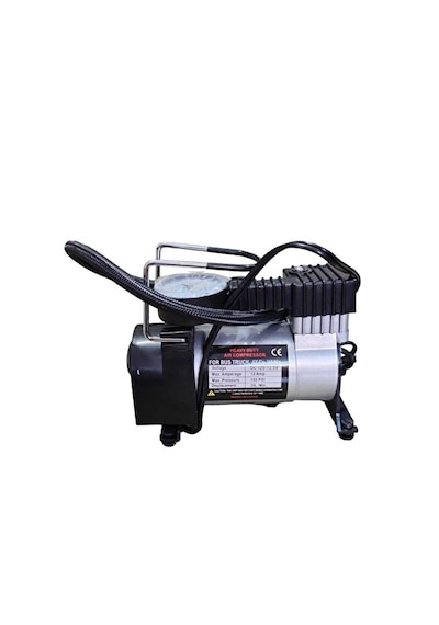 Fıscher 12 Volt Şişirme Pompası - Kamp Pompası - Çakmaklık Girişli Pompa - Çadır Yatak Top Pompası