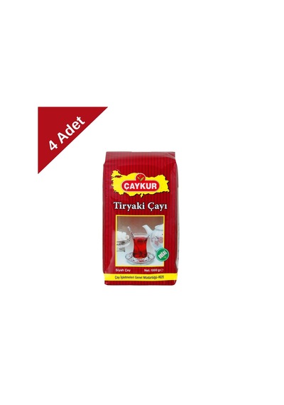 Çaykur Tiryaki Dökme Çayı 1 Kg X 4 Adet