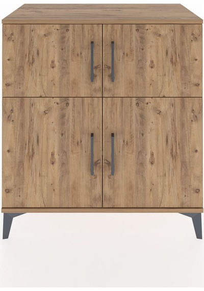 Hyperion Şifonyer 3 Raflı 4 Kapaklı 88x44x96 Çam-çam Çam