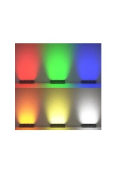 100 Cm Wallwasher Led Bina Dış Duvar Aydınlatma Beyaz Işık Gri