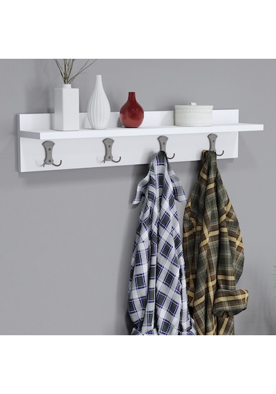 Ferniso Mobilya 80 Cm Duvar Askılık Beyaz