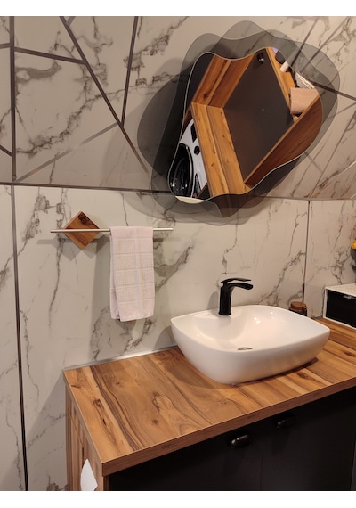 Dekoratif Havlu Askısı Mutfak Ve Banyo İçin Estetik Düzenleyici Messina
