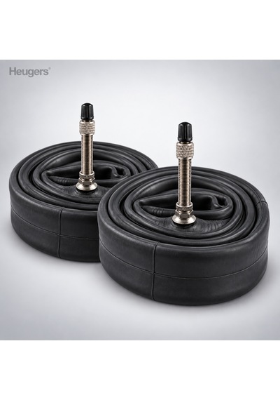 Heugers 20x1.50 - 1.90 Hollanda Dunlop Siboplu Bisiklet İç Lastik Seti 2 Adet + Dönüştürücü Hediyeli