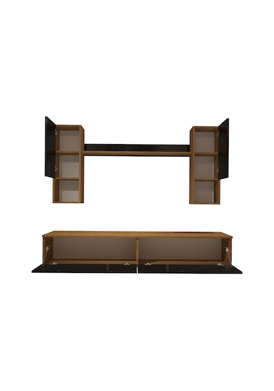 Decoraktiv Eko 5da Mdf Std Tv Ünitesi Tv Sehpası Pera - Siyah