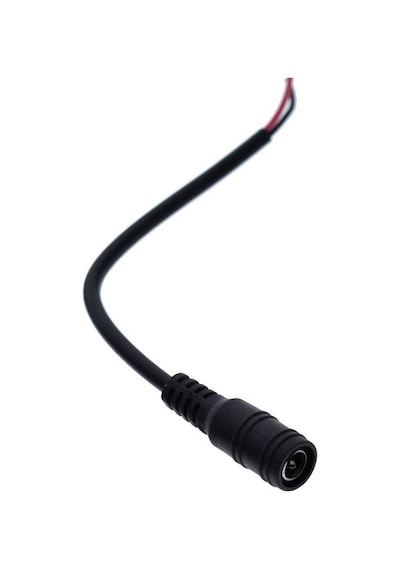 5.5Mm X 2.1Mm 15Cm Adaptör Kablosu Dişi 22Awg 80 Derece 300V
