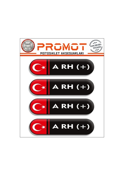 Kan Grubu 3d Sticker 4'lü Set 017 Diğer