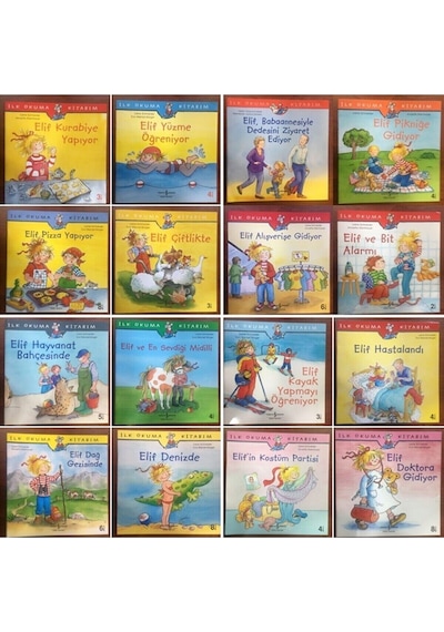 İlk Kitabım Elif Serisi 16 Kitabı Set