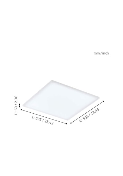 Tr 98903 Led-dl-panel 595x595 Ws 4000k'turcona'4000k Diğer