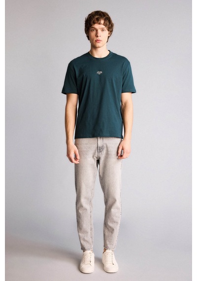 Defacto Mini Baskılı Yeşil Erkek T-shirt G3213ax/gn1079 Yeşil
