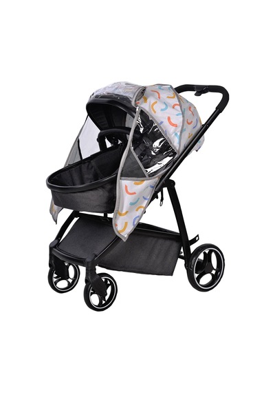 Safemom Oxford Bebek Arabası Yağmurluğu Şeffaf 05983454323n1 Şeffaf