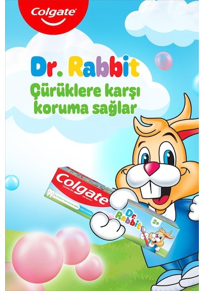 Colgate Dr. Rabbit Bubblegum 50ml Çocuk Diş Macunu X2