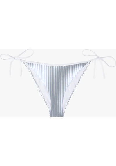 Tommy Hilfiger Strıng Sıde Tıe Bıkını Kadın Bikini Altı Uw0uw058410lg Beyaz