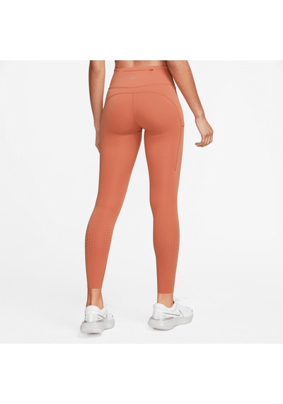 Nike Epic Luxe Women's Mid-rise Pocket Leggings Toparlayıcı Tayt Turuncu
