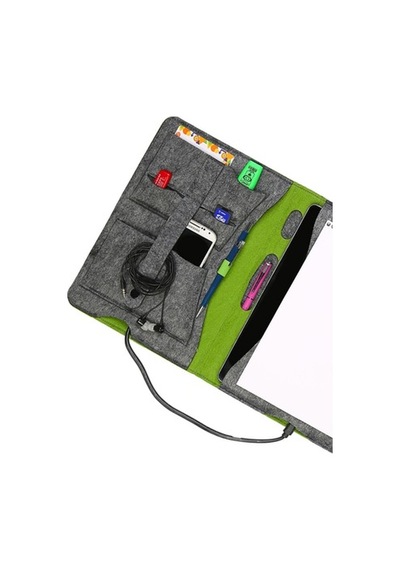 Yaratıcı Tasarım Keçe Tablet Kılıfı Organizer Tüm Markalara Uyar (494605528)