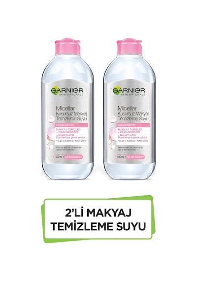 Garnier Micellar Kusursuz Makyaj Temizleme Suyu 2 x 400 ML