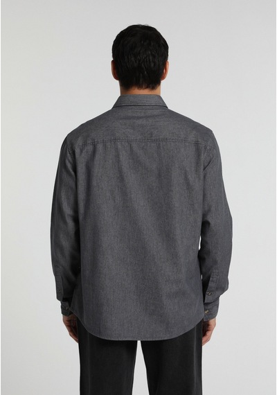 Colin's Colins Regular Fit Shirt Neck Düz Erkek Antrasit Uzun Kol Gömlek Cl1077547 Q1.v1 Ant