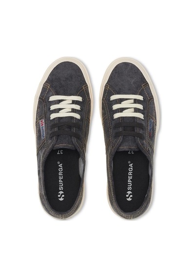 Superga 2750 Cotton Denim Destroyed Unisex Beyaz Sneaker