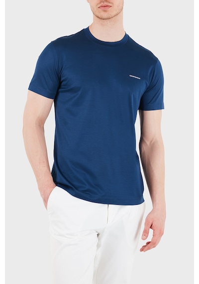 Emporio Armani Erkek T Shirt 8n1td8 1juvzu B079 Mavi Mavi