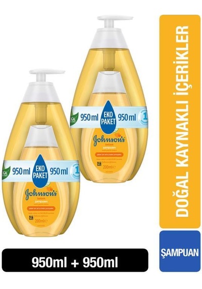Johnson's Bebek Şampuanı 2 x 750 ML + 2 x 200 ML