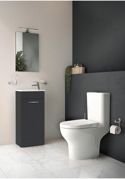 Zentrum 94-003-009 Yavaş Kapanır Klozet Kapağı, Duroplast, Beyaz Çok Renkli