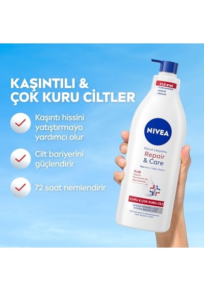 Kozmetik Atp Nemlendirici Losyon 400ml - Atopik Kızarık Ciltler Için Yoğun Nem