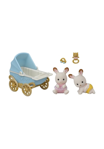 Sylvanian Families Çikolata Kulaklı İkiz Tavşan Bebek 5432
