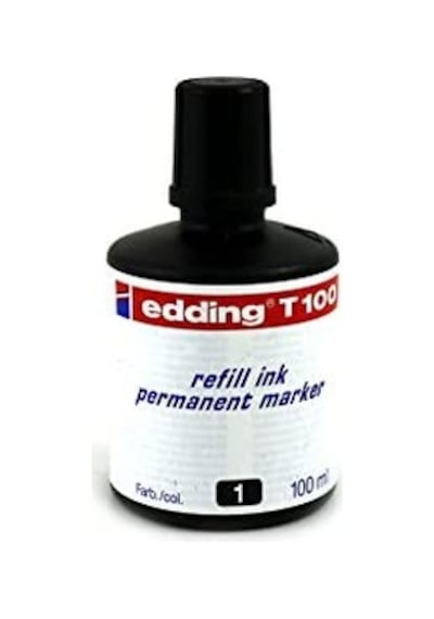 Edding T100 Permanent Mürekkep 100Ml Siyah