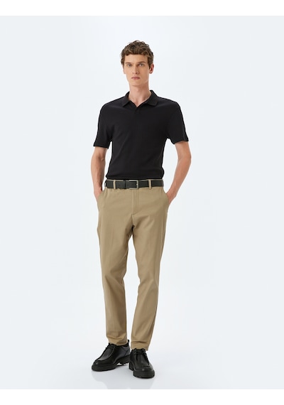 Koton Kısa Kollu Pamuklu Slim Fit Polo Yaka Tişört Siyah 5sam10025mk Siyah Koton Kısa Kollu Pamuklu Slim Fit Polo Yaka Tişört Siyah 5sam10025mk Siyah
