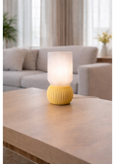 Nexo Model - Led Abajur - Masa Lambası - Usb 5v İle Çalışır - Slim Led Aydınlatması Dahildir - Dekoratif Lamba - Renk Seçenekli Çok Renkli