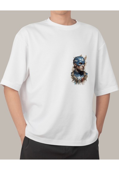 Honda Nsx Tasarımlı Baskılı T-shirt Beyaz