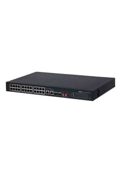 Pfs3226-24et-240 24 Port 24xfe-2xge-2x1ge/sfp 240w Hi-poe Switch
