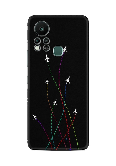 Infınıx Hot 11s Kılıf Silikon Desen Özel Seri Line Planet 1736