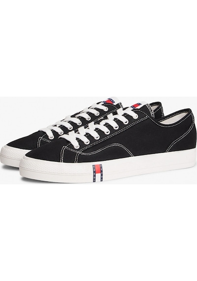 Tommy Hilfiger Arşiv Vulkanize Y2k Erkek Siyah Sneaker Em0em01674bds Siyah