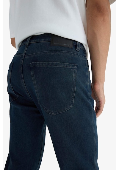 Defacto Diago Comfort Fit Yüksek Bel Geniş Paça Düz Paça Jean Pantolon V0796az25wnnm34 Mavi-nm34