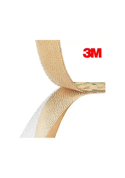 Sj4570 Şeffaf Cırt Dual Lock Yapışkanlı Cırt 1000 Kez Açılıp Kapanabilir 25mm X 25cm Bant Marketim