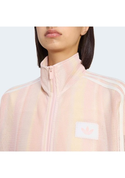 Adidas Originals Summer Glow Knitted Firebird Kadın Pembe Ceket Ky2031