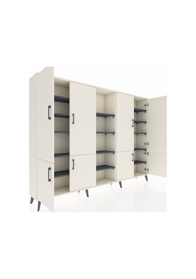 Arges Dolap 14 Raflı 8 Kapaklı 220x30x163 Aytaşı-aytaşı/antrasit Aytası/antrasıt - Aytası Arges Dolap 14 Raflı 8 Kapaklı 220x30x163 Aytaşı-aytaşı/antrasit Aytası/antrasıt - Aytası