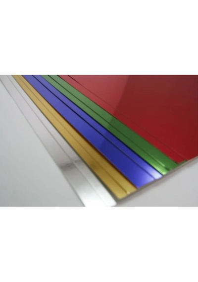 Aynalı Metalik Metalize Fon Kartonu 50x70cm 5 Adet 5 Farklı Renk