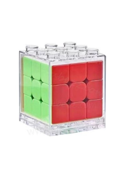Qy 3x3 Yongshi S Zeka Küpü Speed Cube Şeffaf Birleşebilir Modüler Kutulu Eqy969