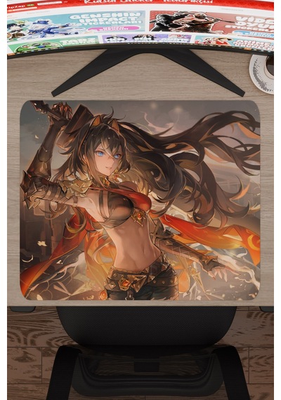 Dehya Genshin Impact Anime Gacha V5 - 48x40 Xl Gaming Mouse Pad Fare Altlığı