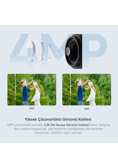 Şımart Akıllı Wifi Dış Mekan Güvenlik Kamerası, Güneş Enerjili, Gece Görüşlü