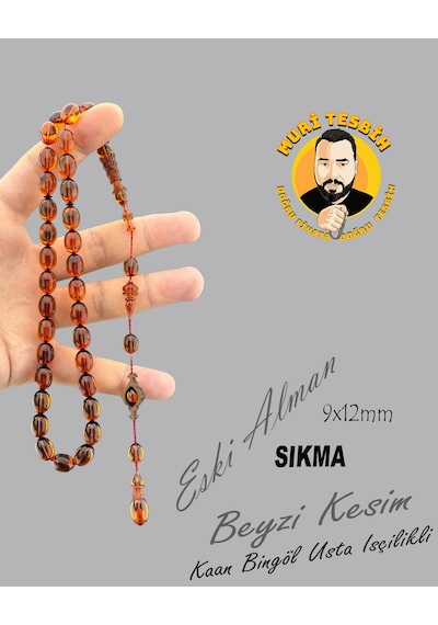 Kaan Bingöl Tirbişon Obje Eski Alman Sıkma Beyzi Kesim 9x12mm