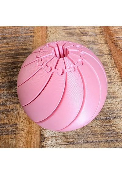 3d Baskı Stress Küresi - Genişleyen Mekanik Stres Küresi-pembe