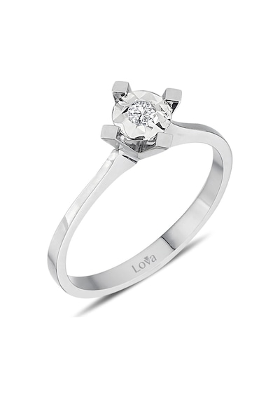 Lova 0,50 Karat Efektli Pırlanta Tektaş Yüzük - 1040111