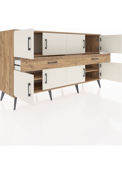 Hyperion Konsol 4 Raflı 2 Çekmeceli 8 Kapaklı 176x44x99 Çam-aytaşı/çam Atlas Çam/aytası - Atlas Çam Hyperion Konsol 4 Raflı 2 Çekmeceli 8 Kapaklı 176x44x99 Çam-aytaşı/çam Atlas Çam/aytası - Atlas Çam